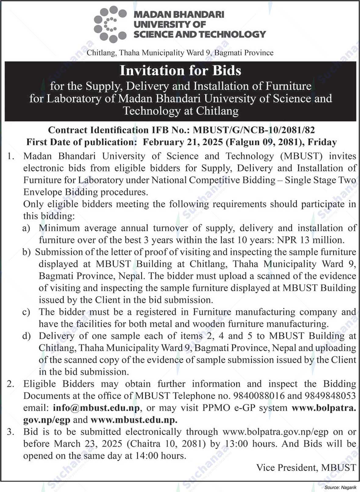 Madan Bhandari University of Science and Technology