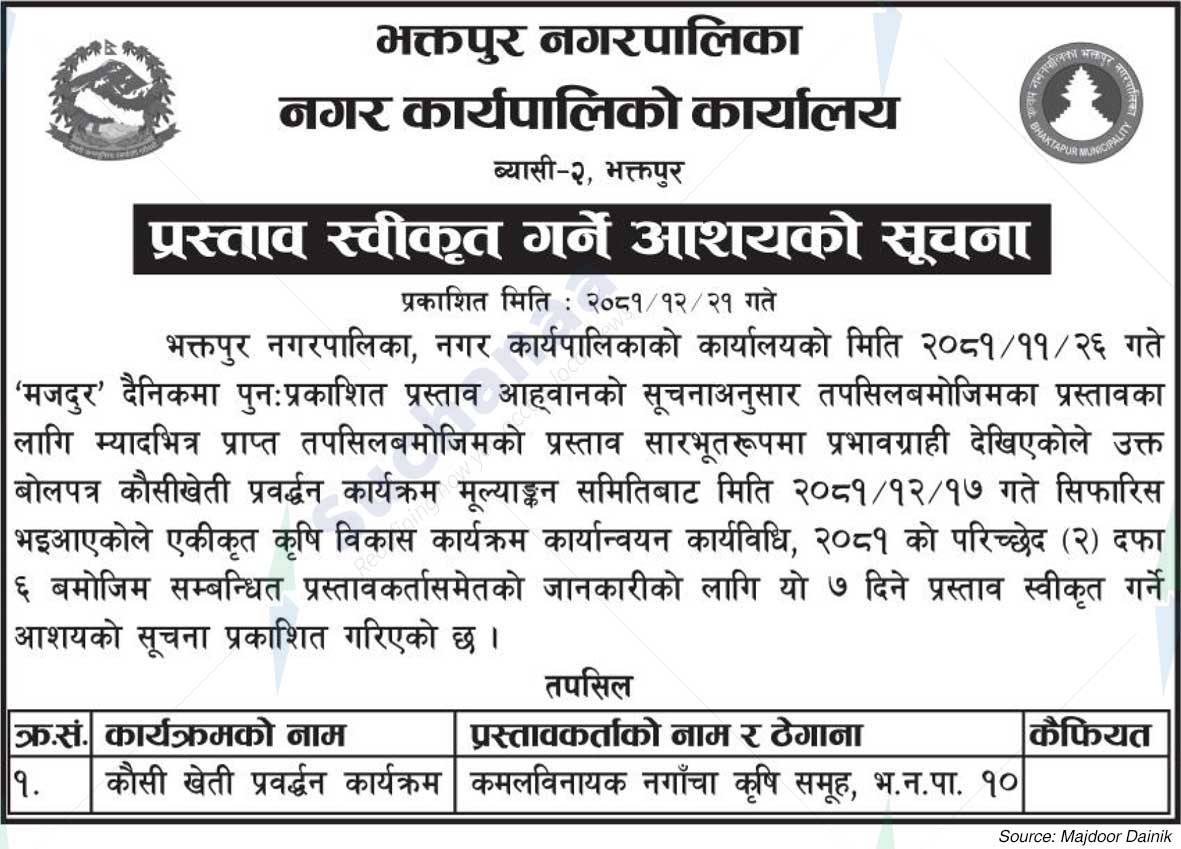Bhaktapur Municipality