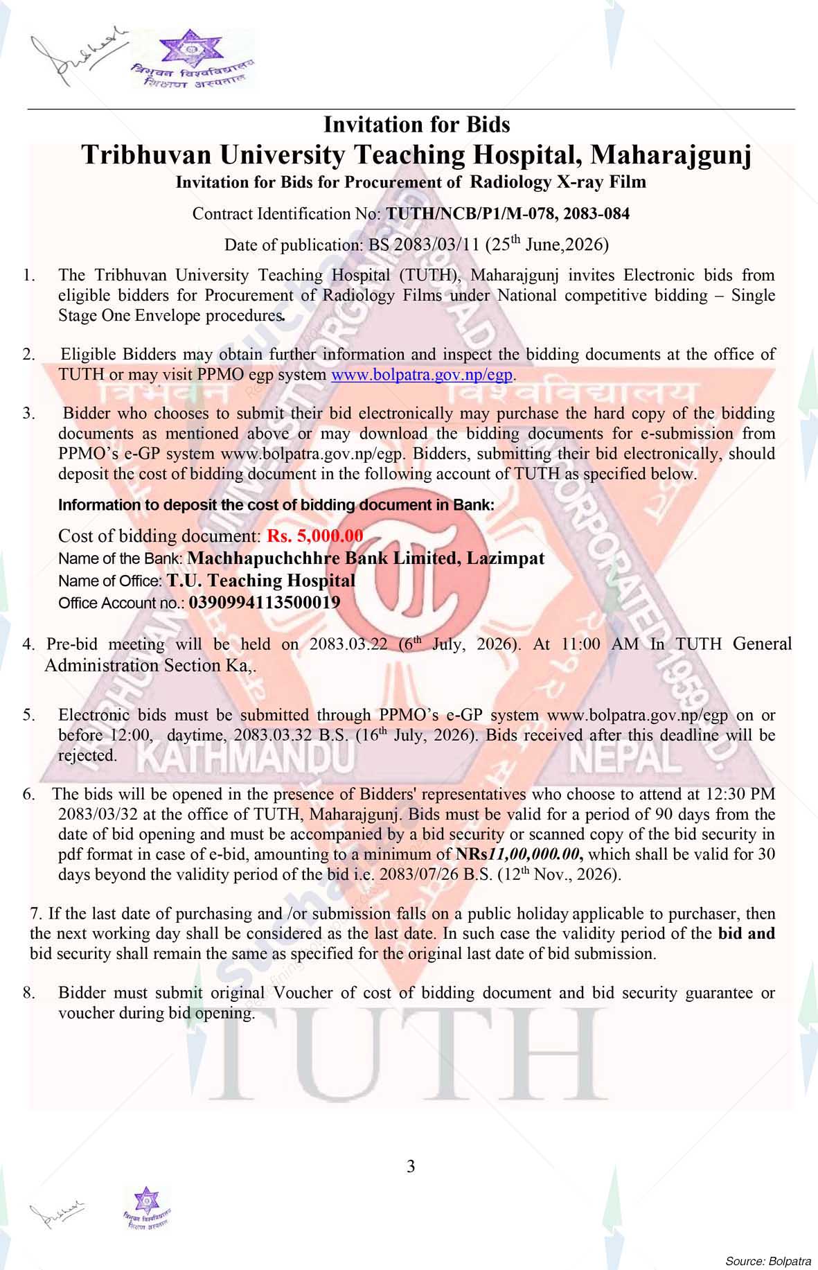 Tribhuvan University Teaching Hospital (TUTH)