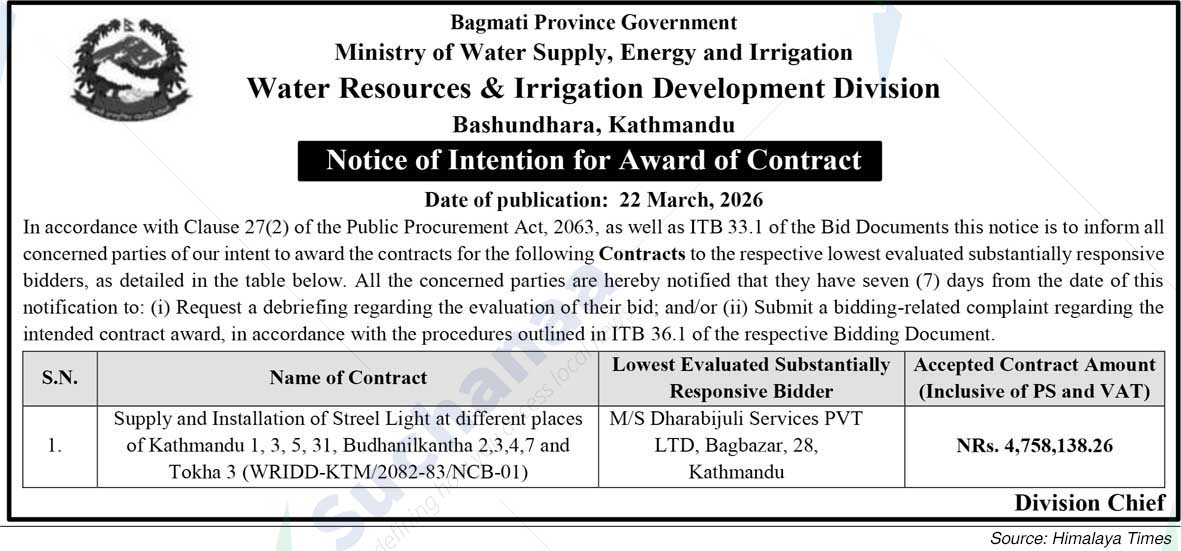 Water Resources & Irrigation Development Division, Kathmandu