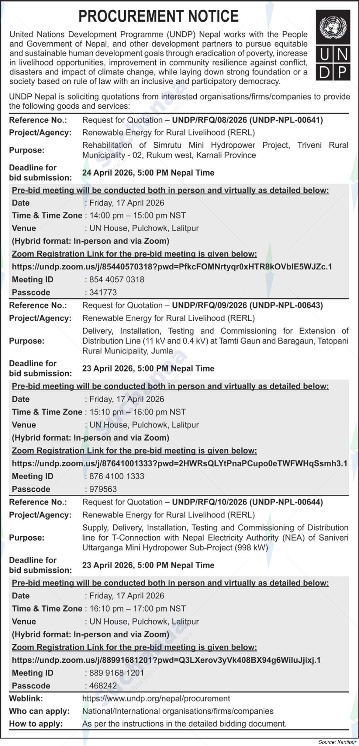 United Nations Development Programme (UNDP)
