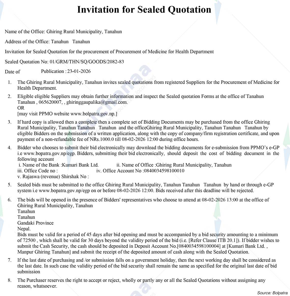 Ghiring Rural Municipality