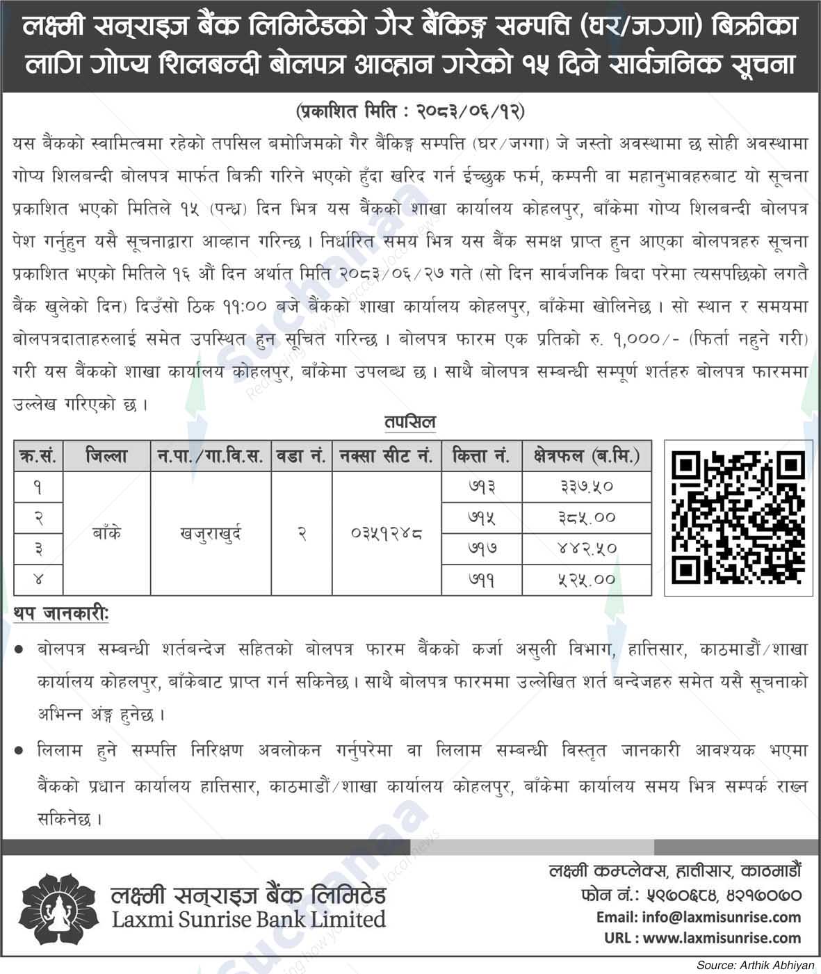 Laxmi Sunrise Bank Limited