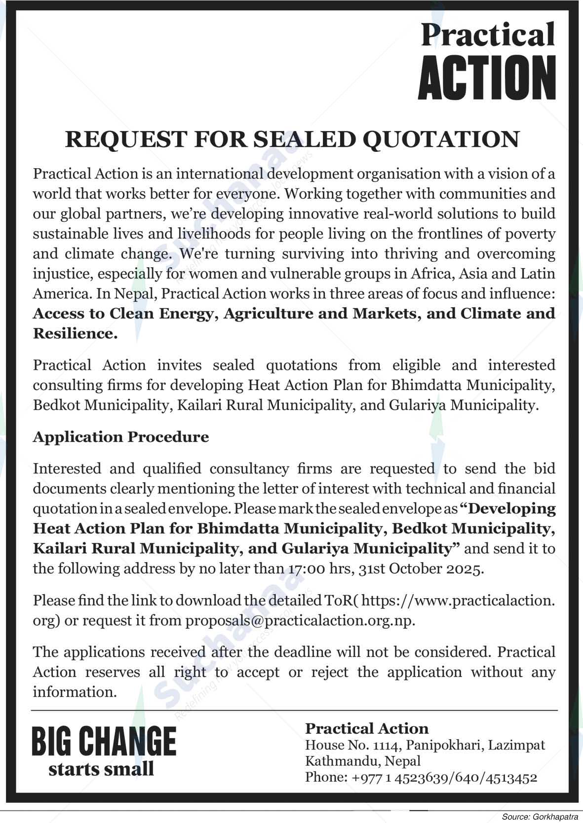 Practical Action Nepal