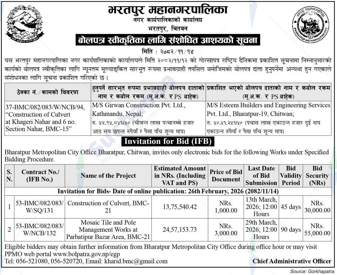 Bharatpur Metropolitan City