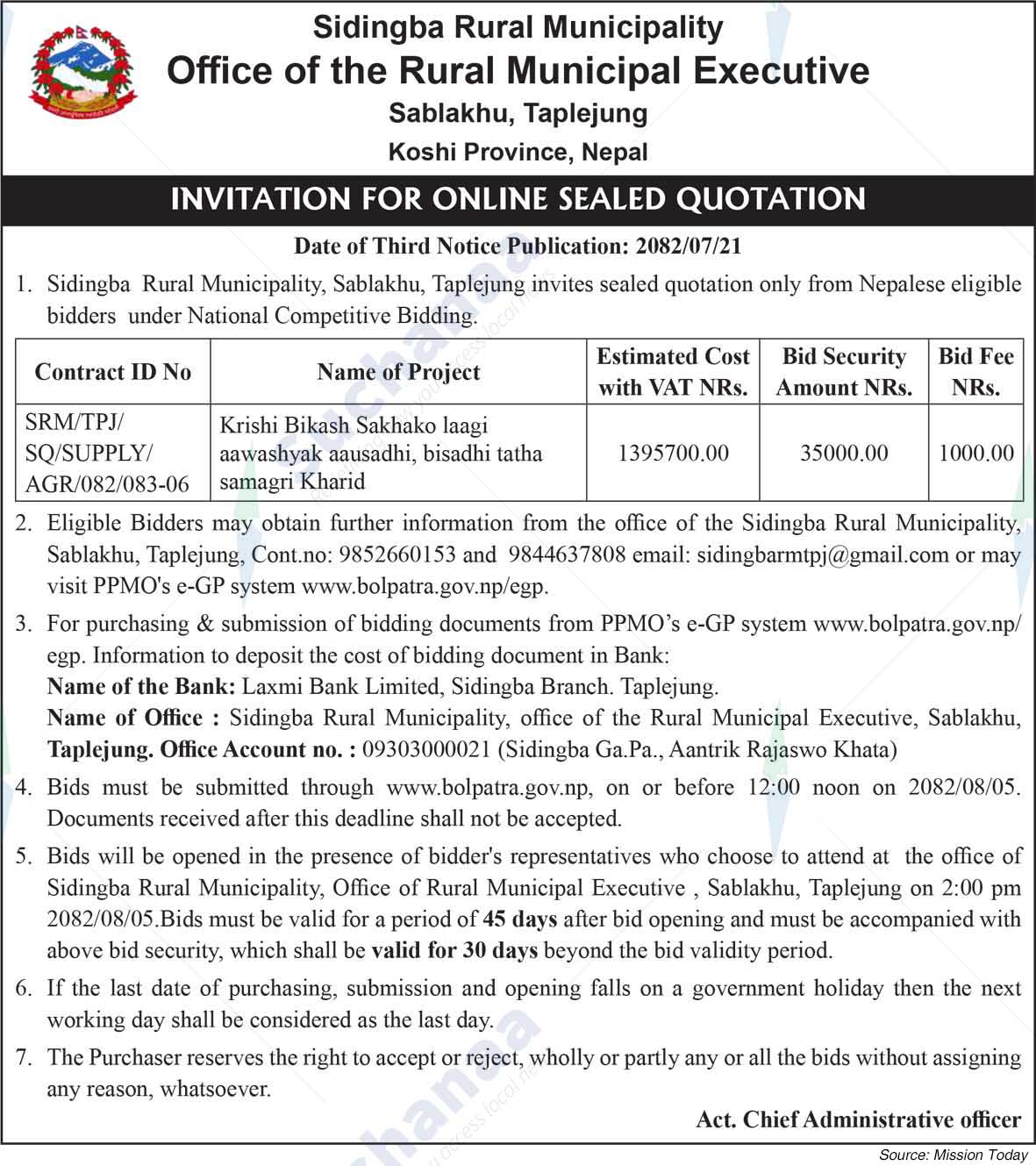 Sidingba Rural Municipality