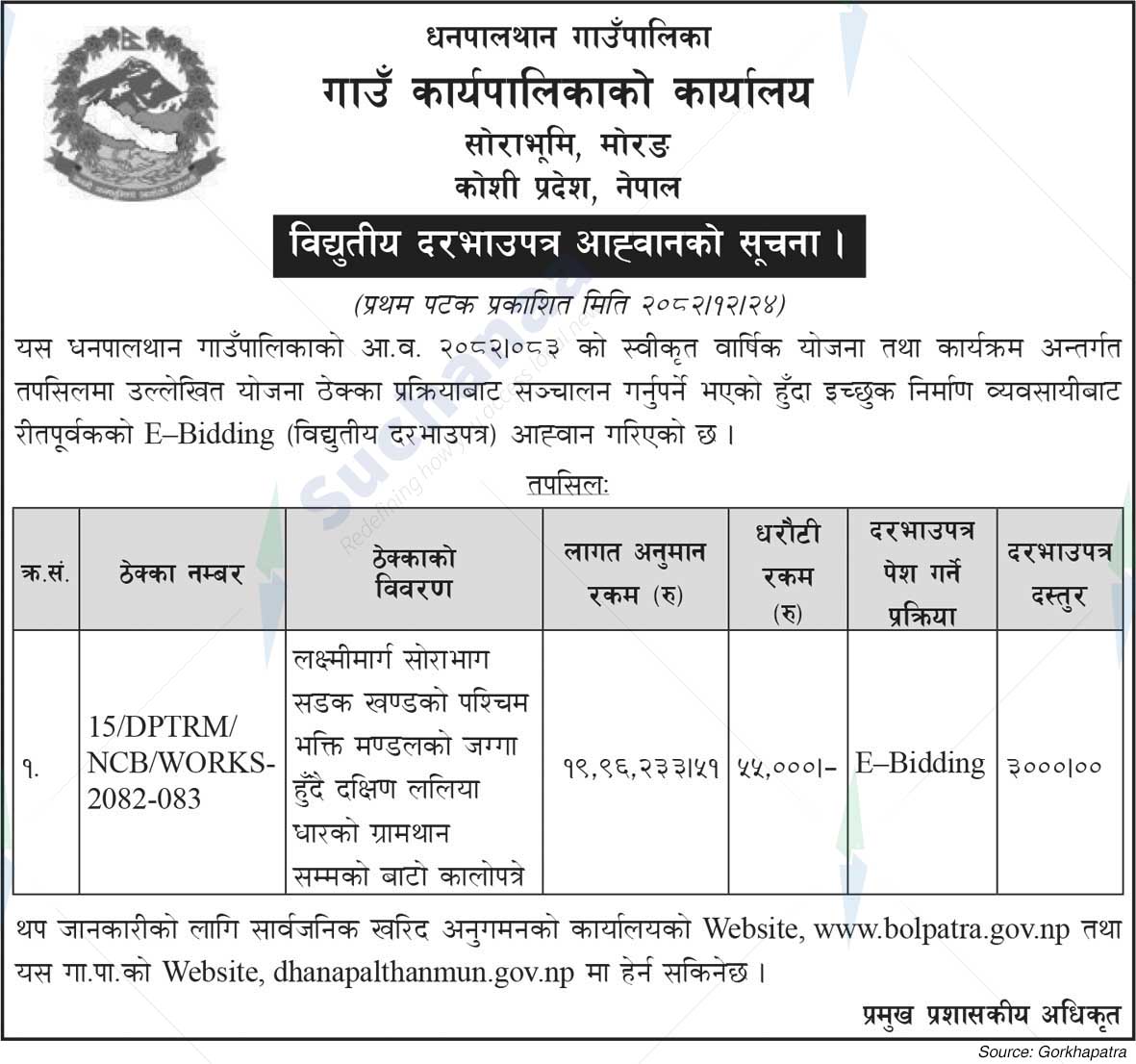 Dhanapalthan Rural Municipality