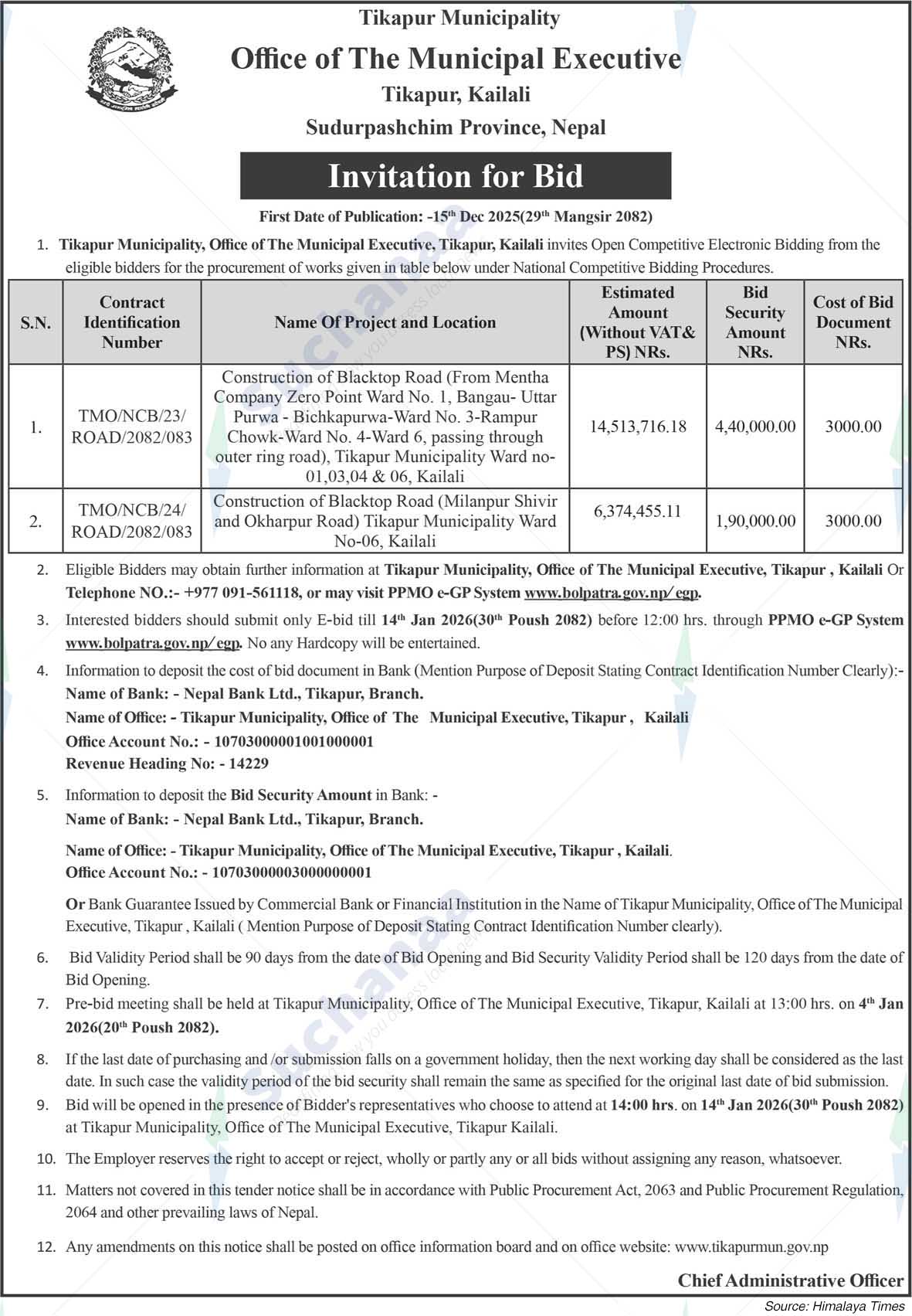 Tikapur Municipality