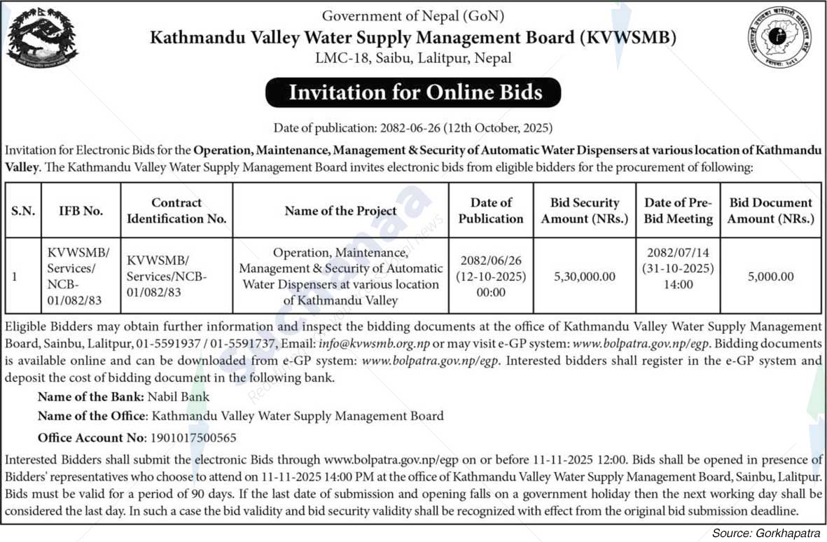 Kathmandu Valley Water Supply Management Board
