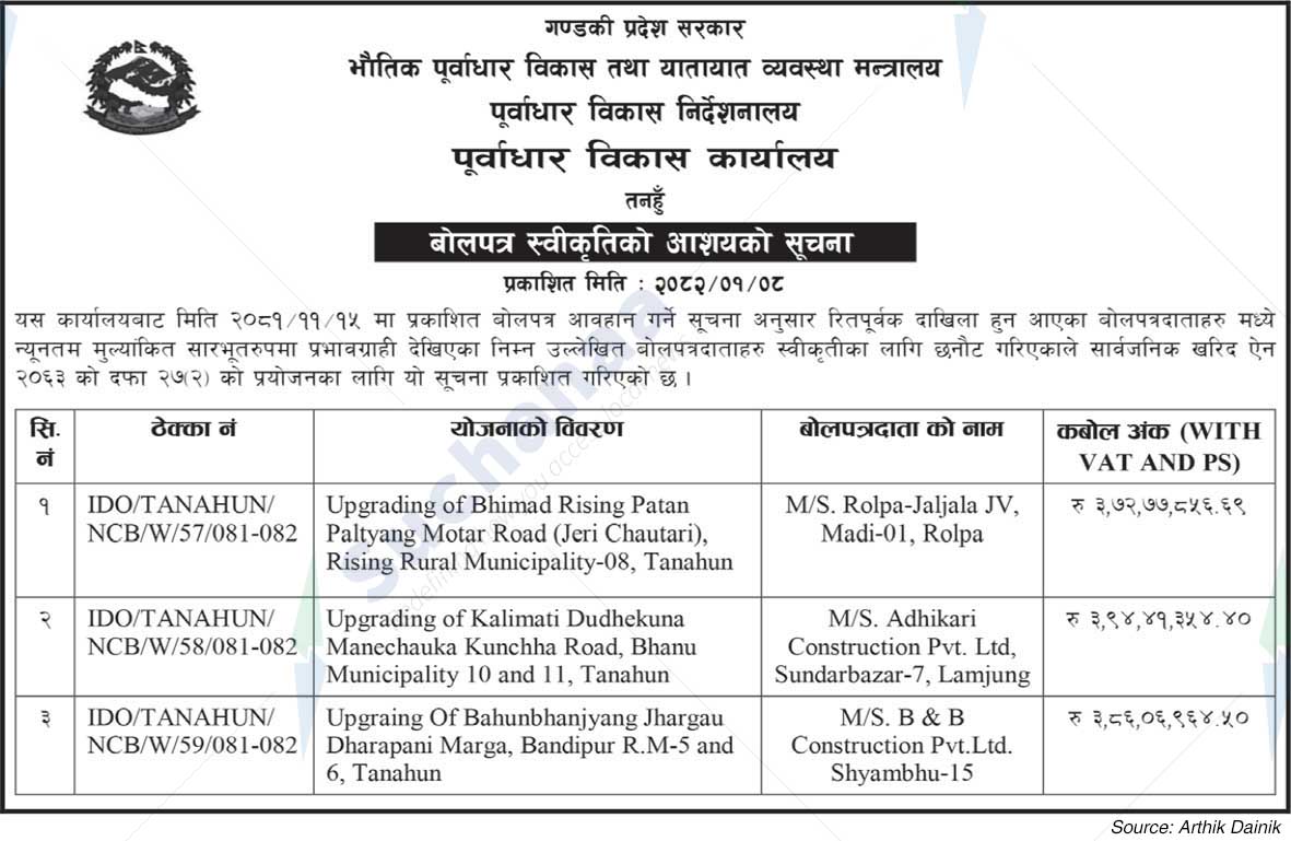 Infrastructure Development Office