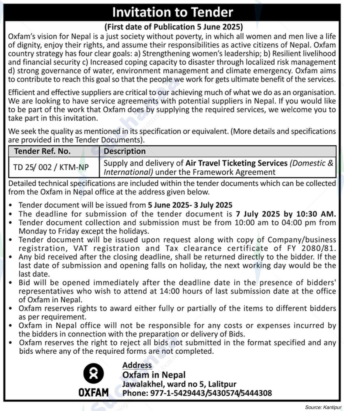 Oxfam in Nepal