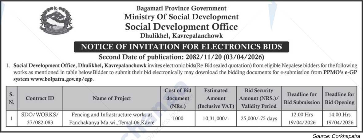 Social Development Office, Kavrepalanchowk