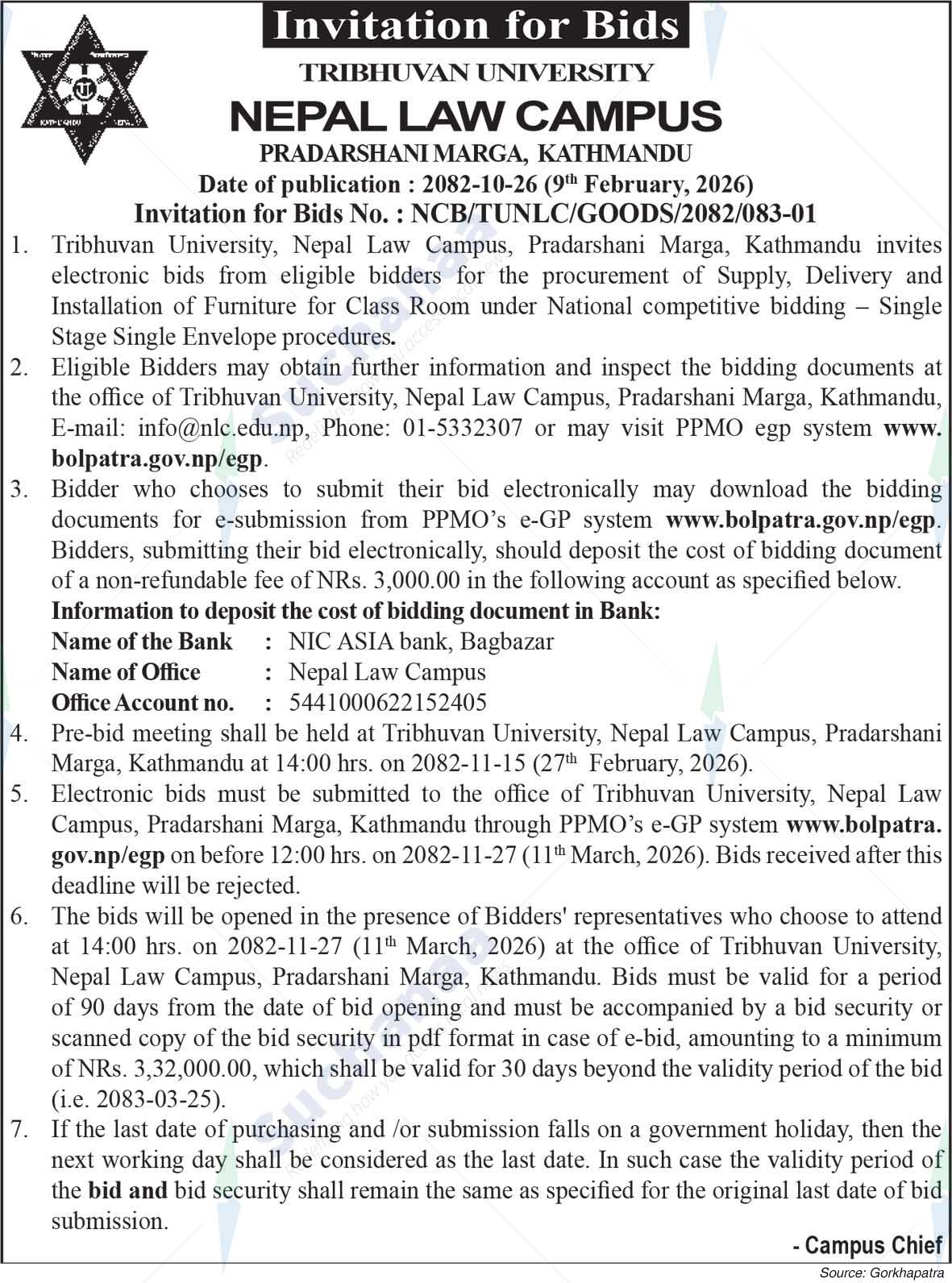 Nepal Law Campus, Kathmandu