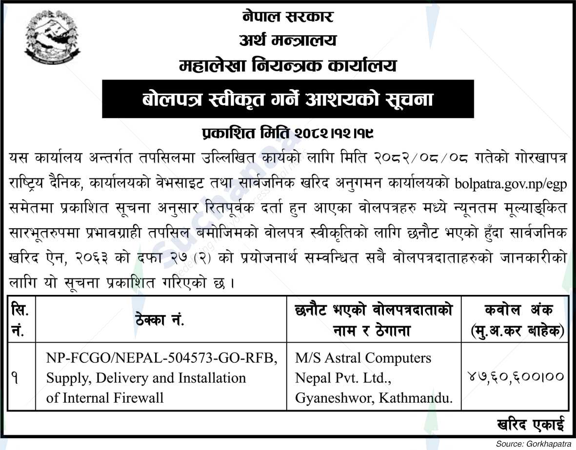 Office of the Controller General