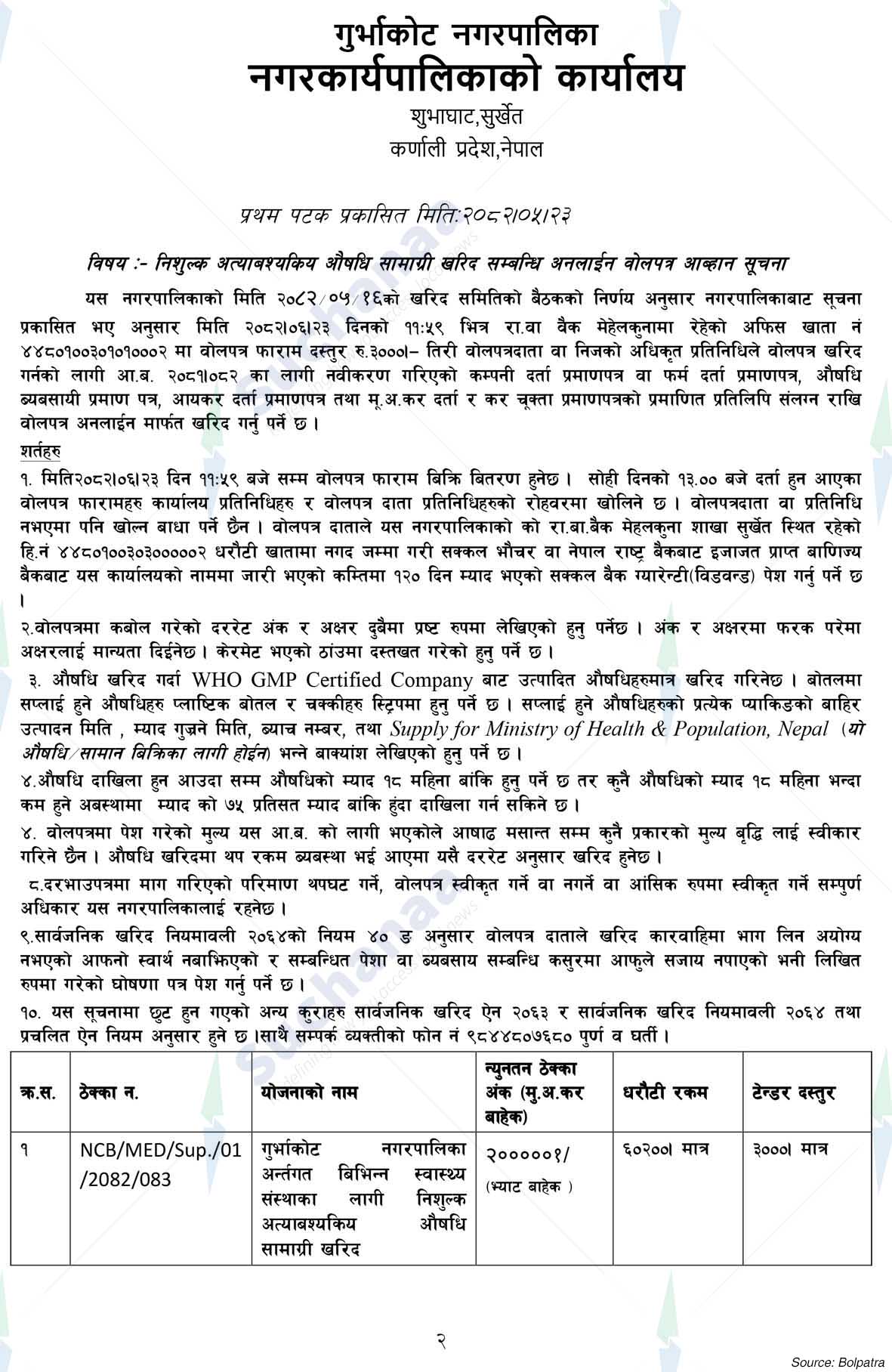 Gurbhakot Municipality