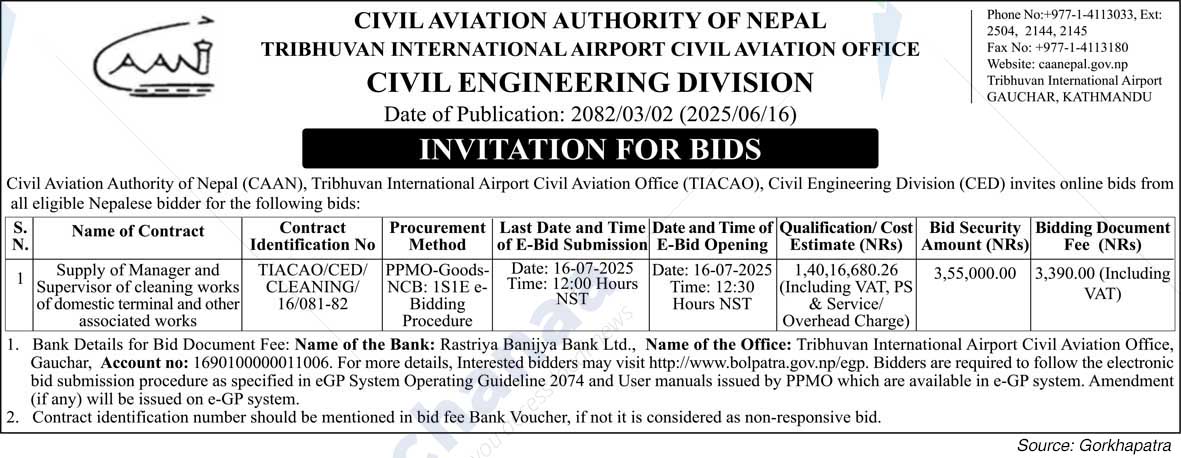 Tribhuvan International Airport