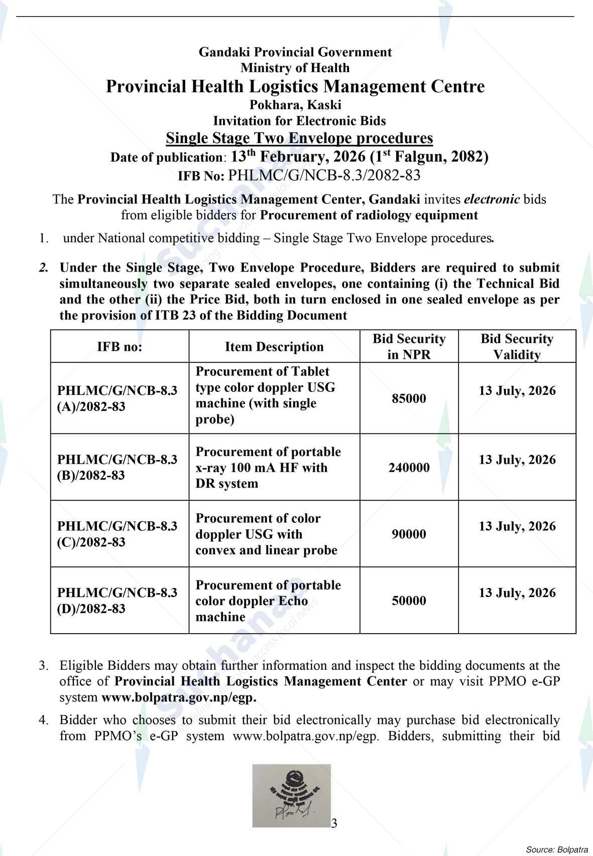 Province Health Logistic Management Center, Pokhara