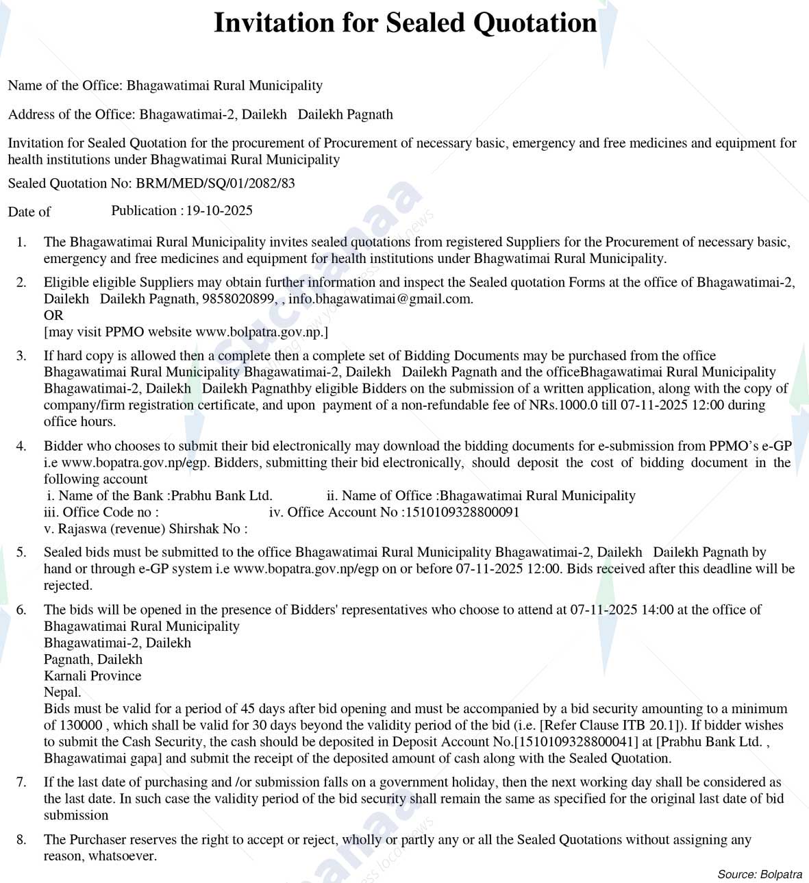 Bhagwatimai Rural Municipality