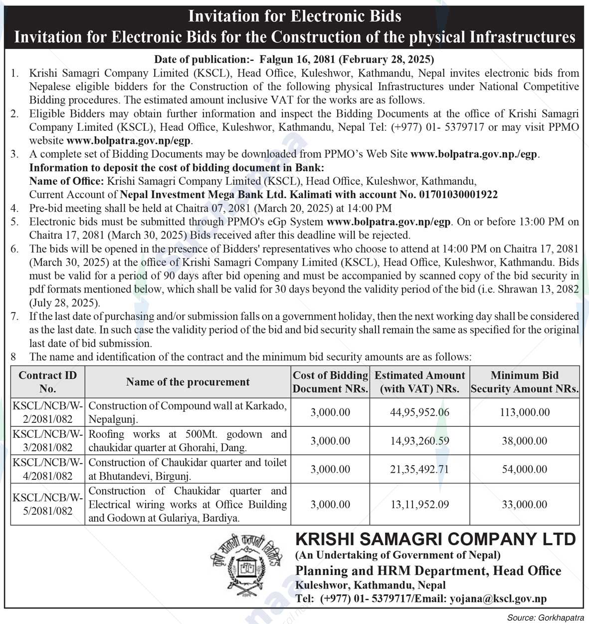 Krishi Samagri Company Limited