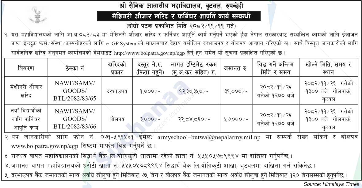 Shree Sainik Awasiya Mahavidyalaya
