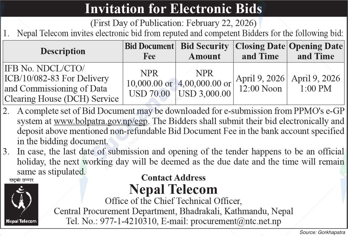 Nepal Doorsanchar Company Limited (NTC)