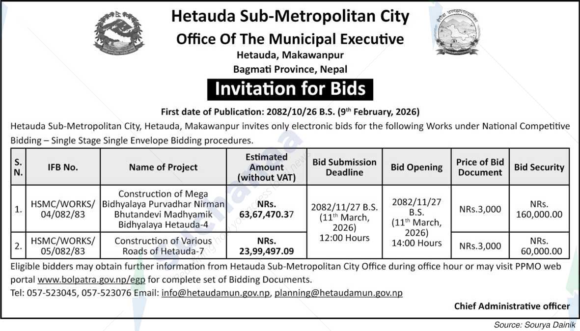 Hetauda Sub Metropolitan City