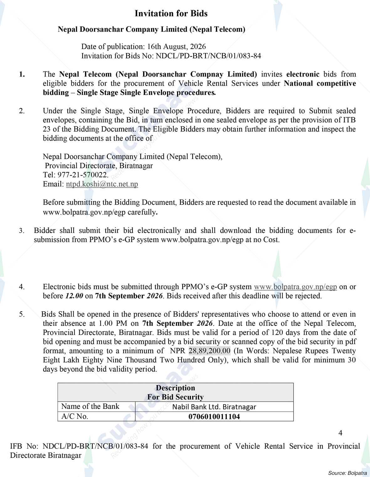 Nepal Doorsanchar Company Limited (NTC)