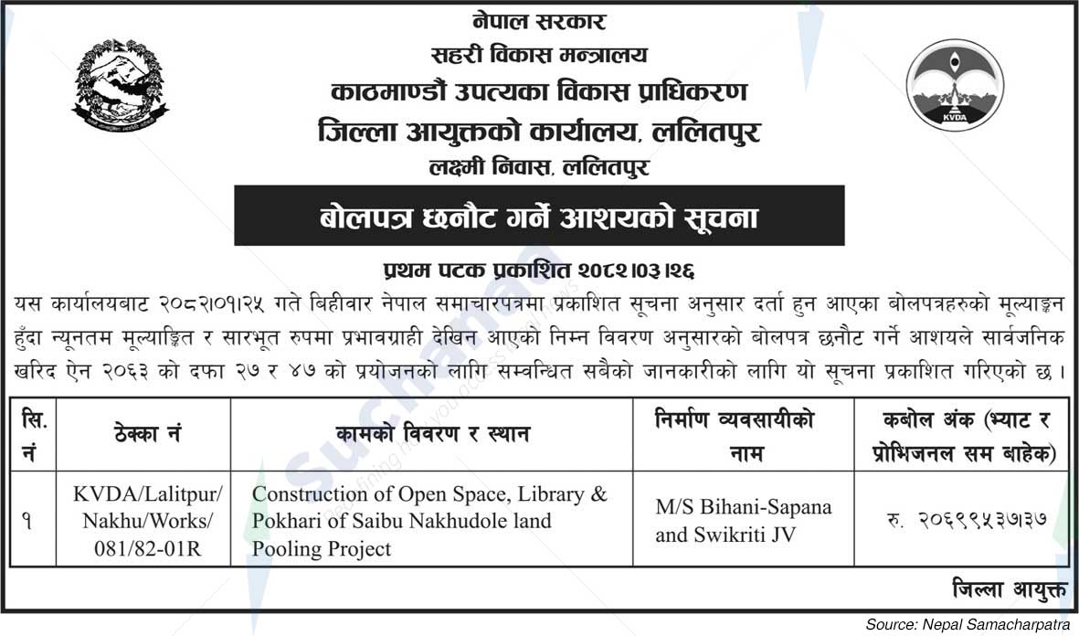 District Commissioner's Office, Lalitpur