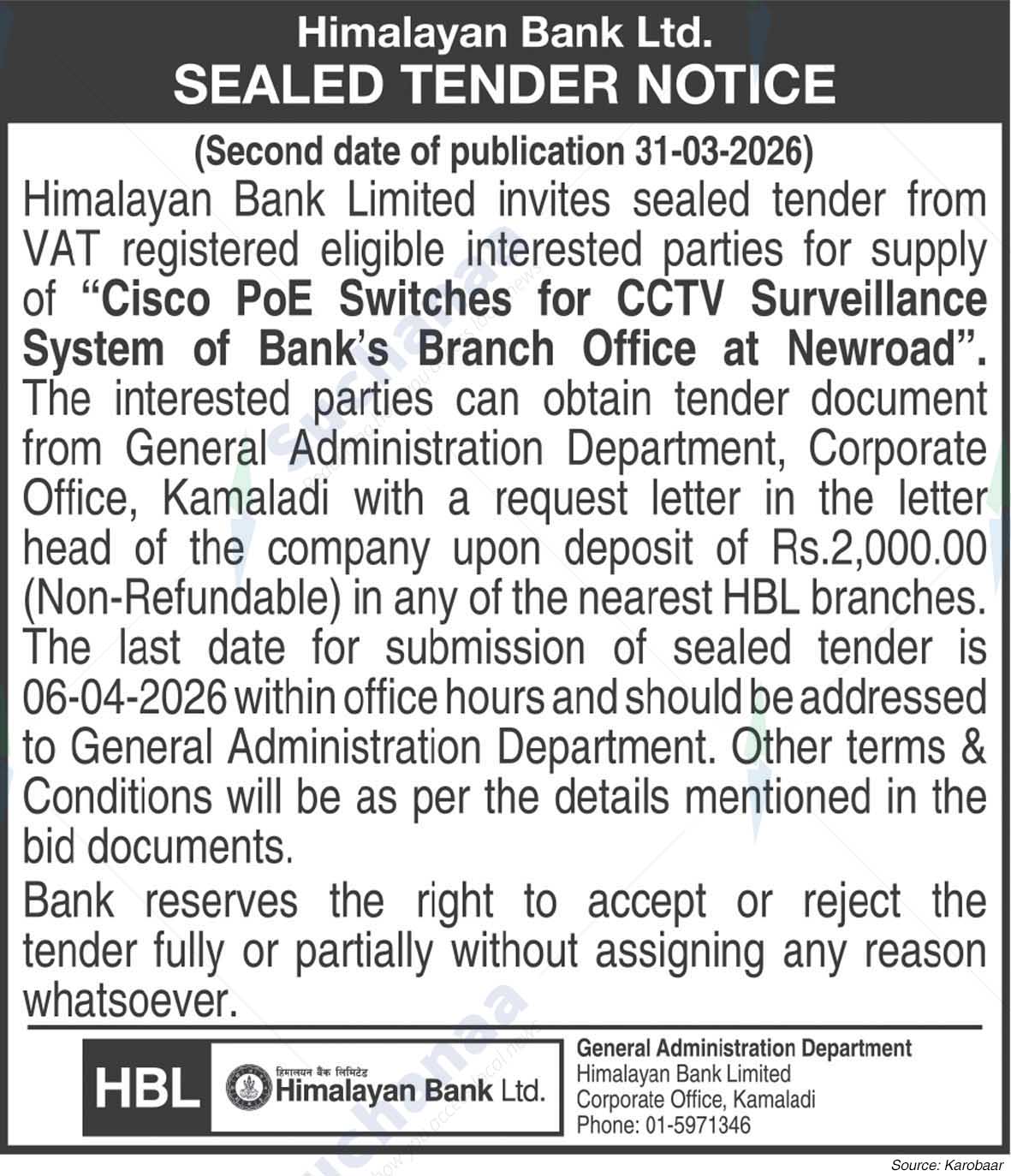 Himalayan Bank Limited
