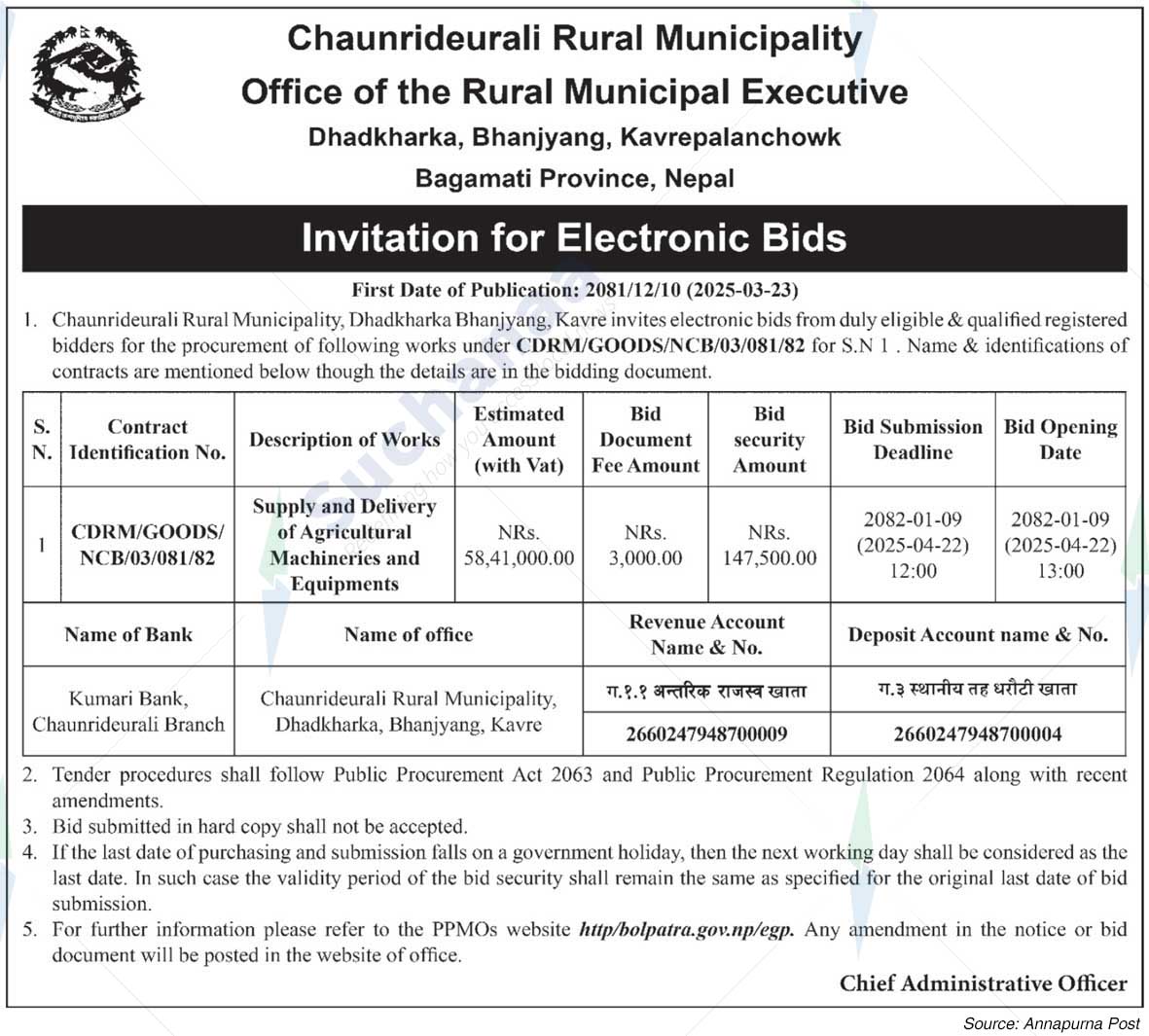Chaunrideurali Rural Municipality