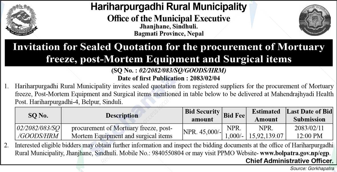 Hariharpurgadhi Rural Municipality