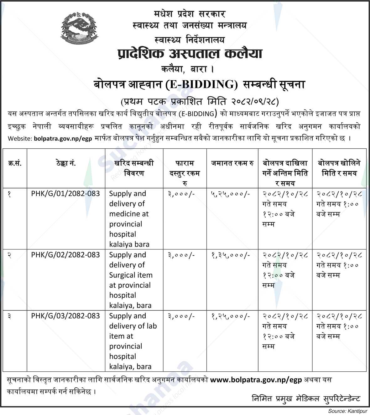 Provincial Hospital Kalaiya