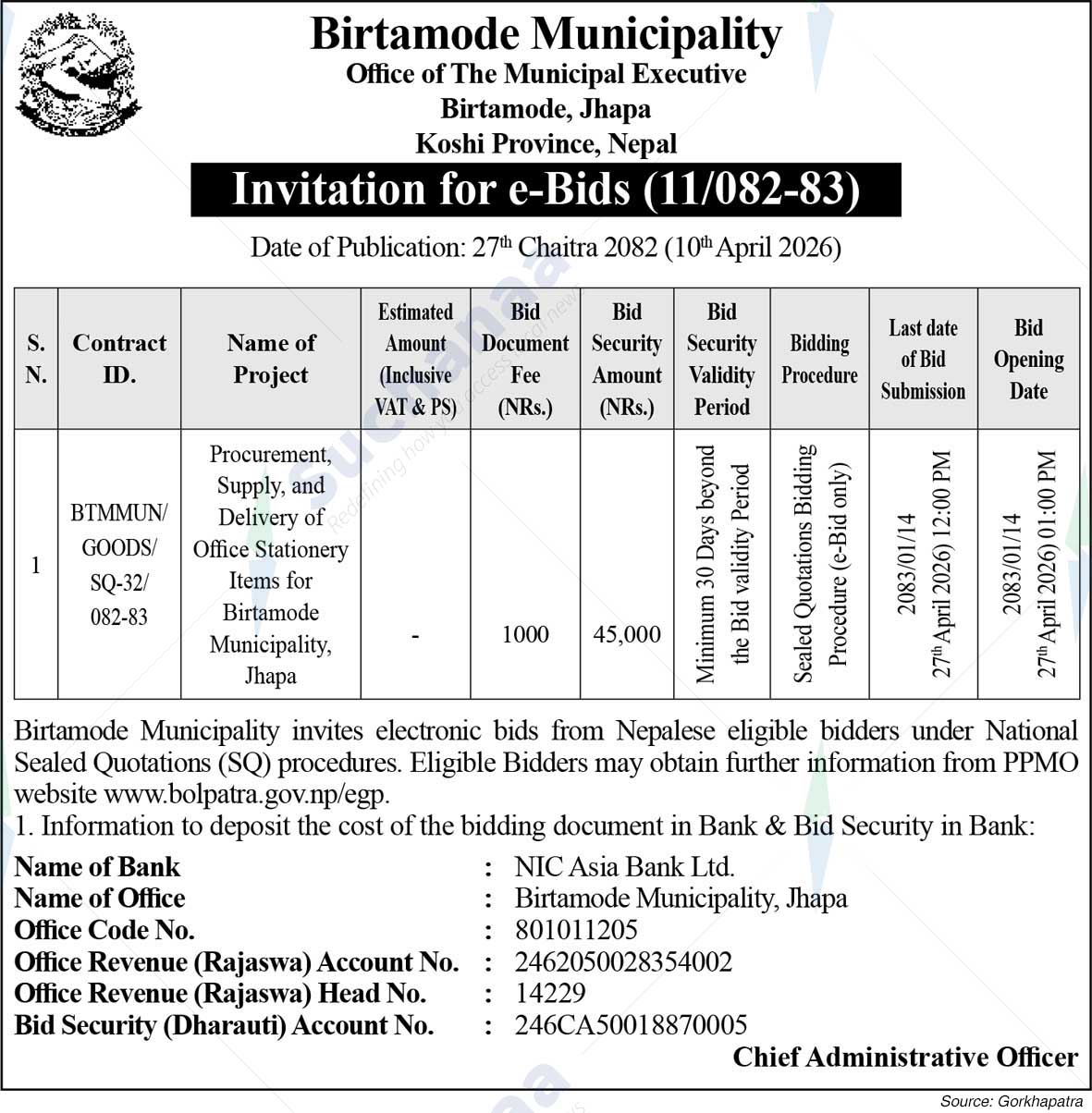 Birtamode Municipality