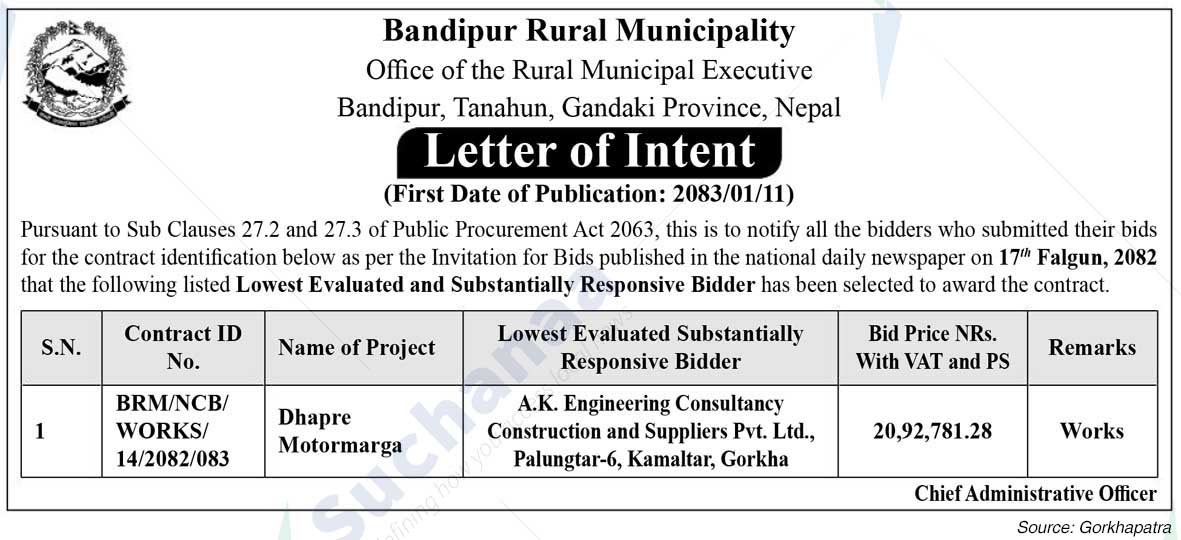 Bandipur Rural Municipality