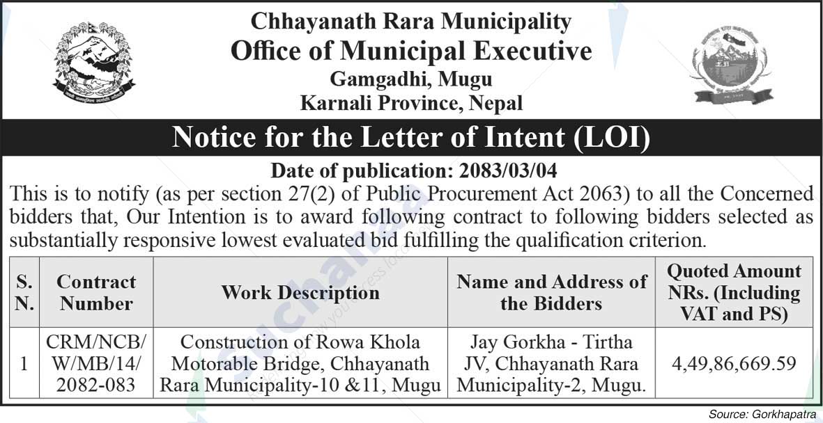 Chhayanath Rara Municipality