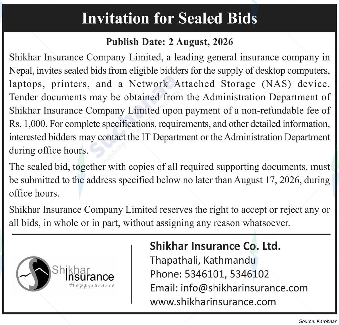 Shikhar Insurance Company Limited