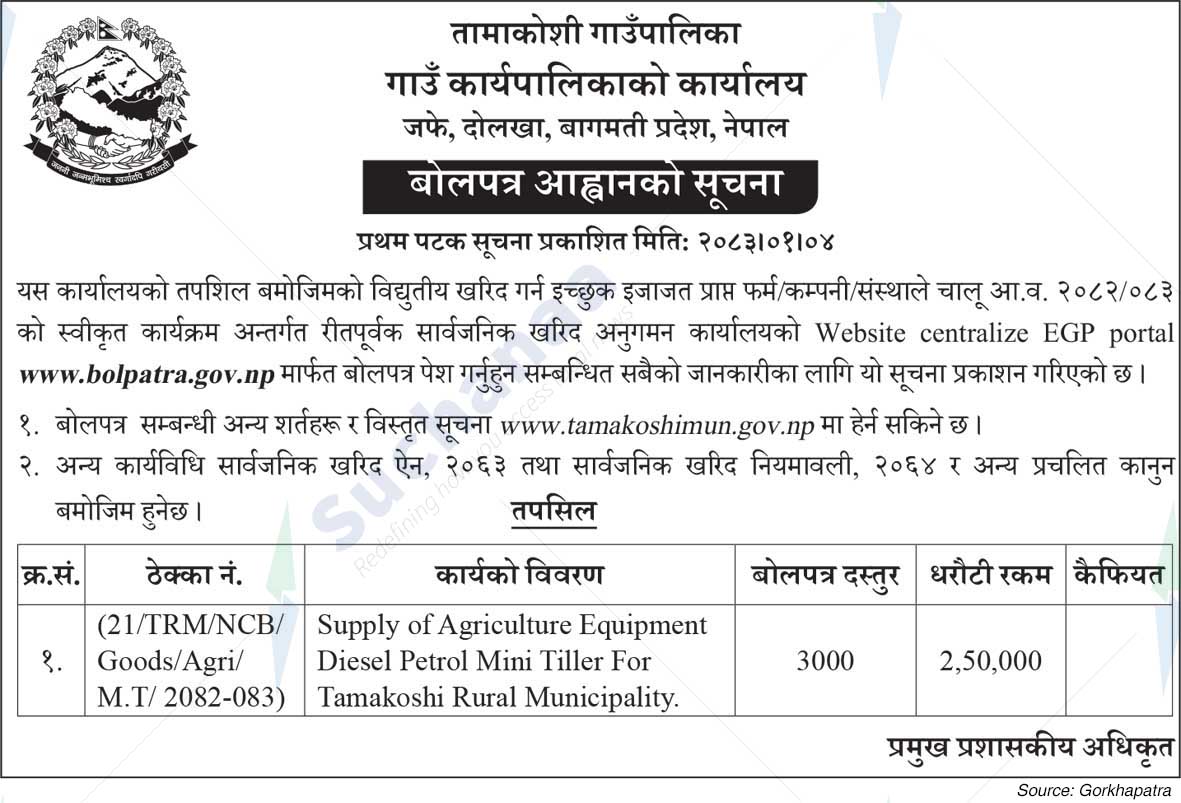 Tamakoshi Rural Municipality