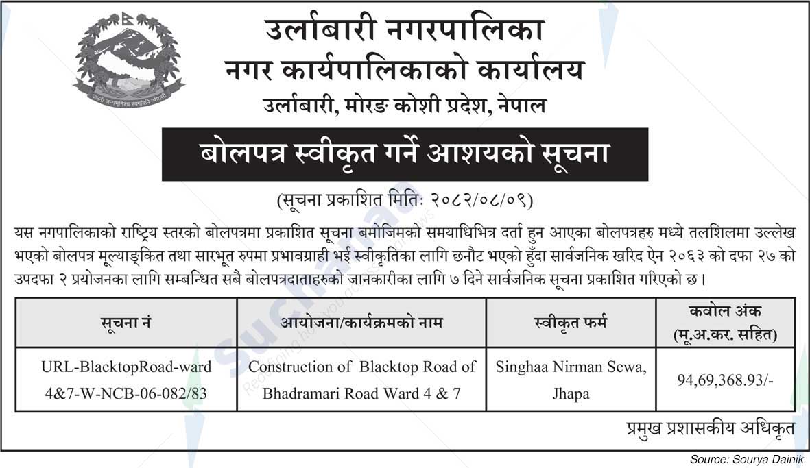 Urlabari Municipality