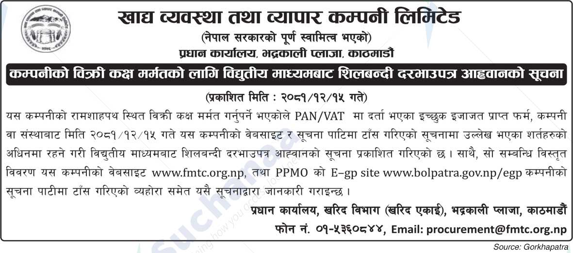 Food Management and Trading Company Limited