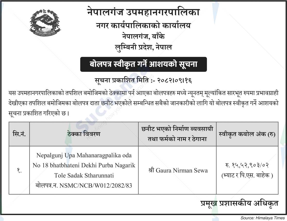 Nepalgunj Sub-Metropolitan City