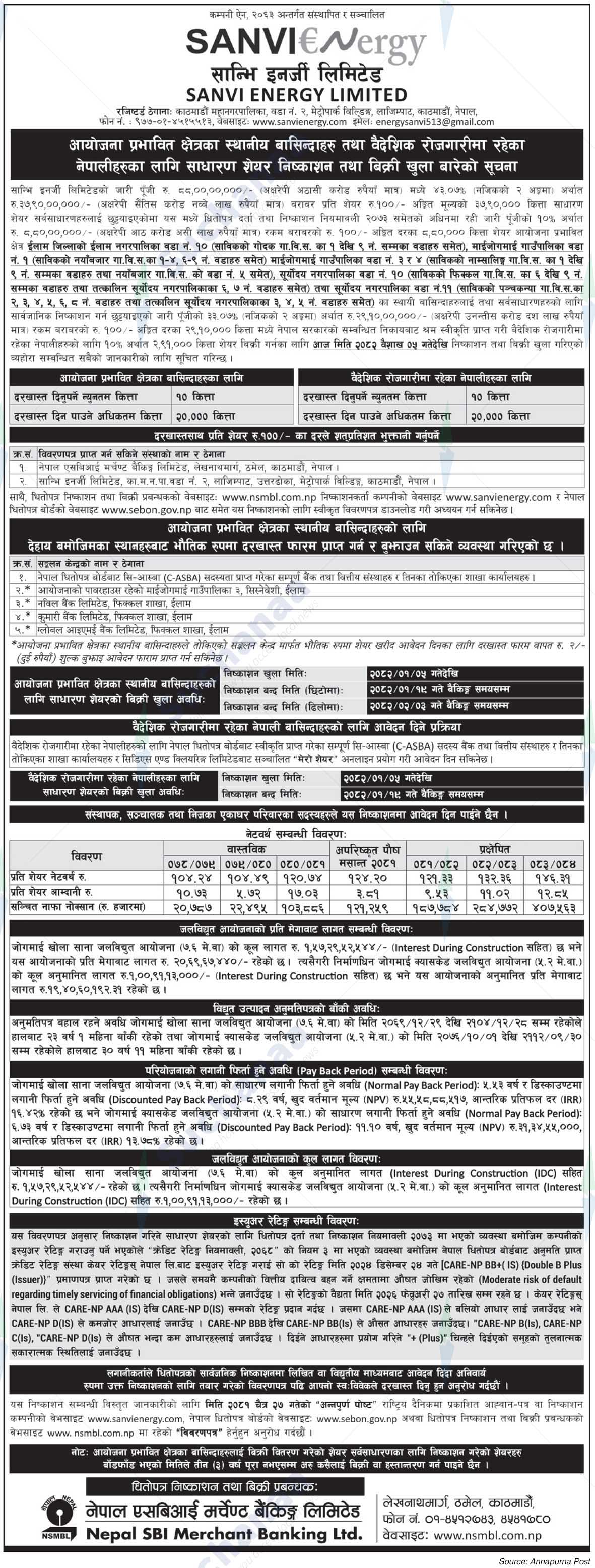 Sanvi Energy Limited