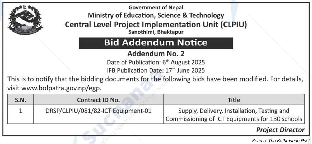 Central Level Project Implementation Unit (CLPIU)