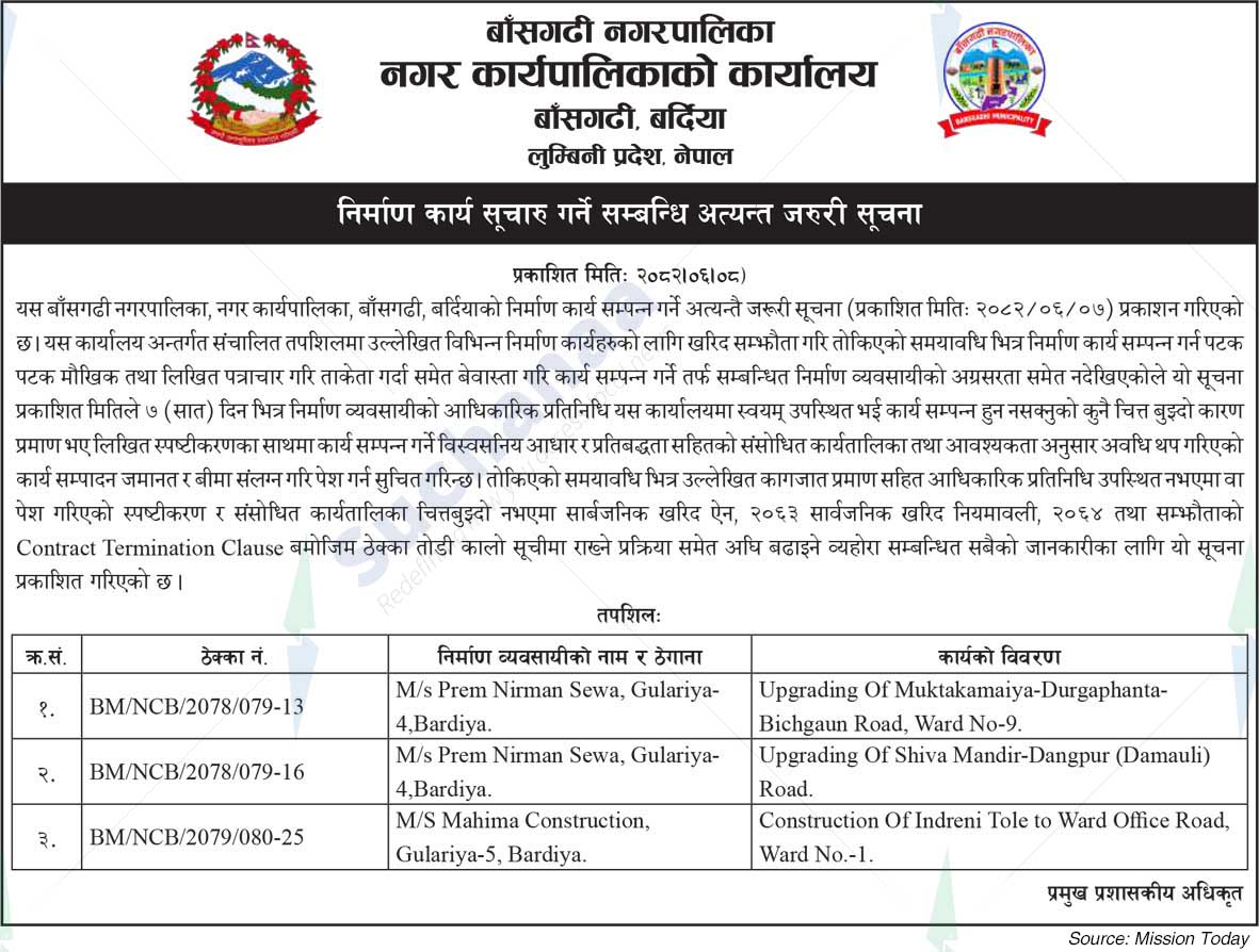 Bansgadhi Municipality