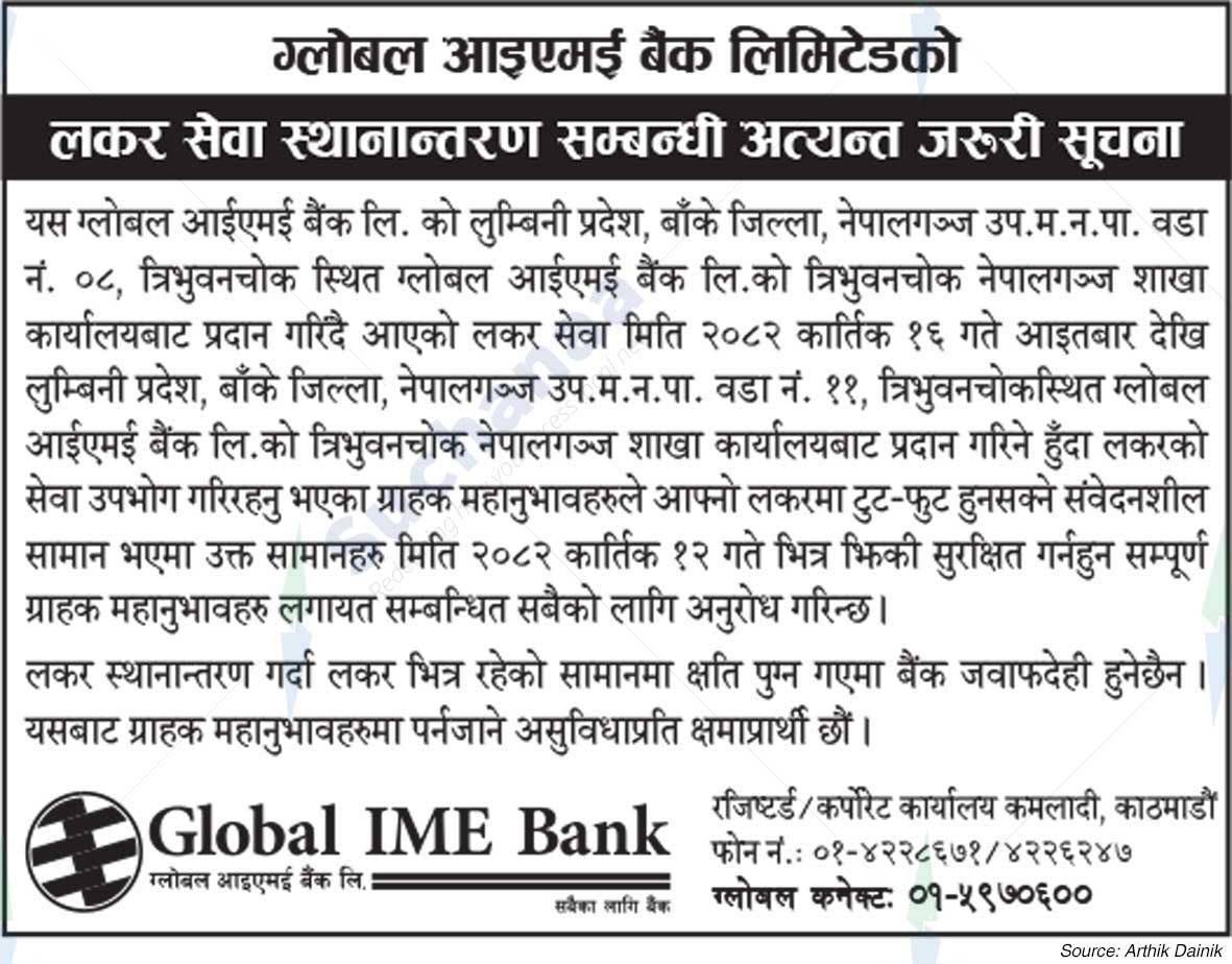 Global IME Bank Limited