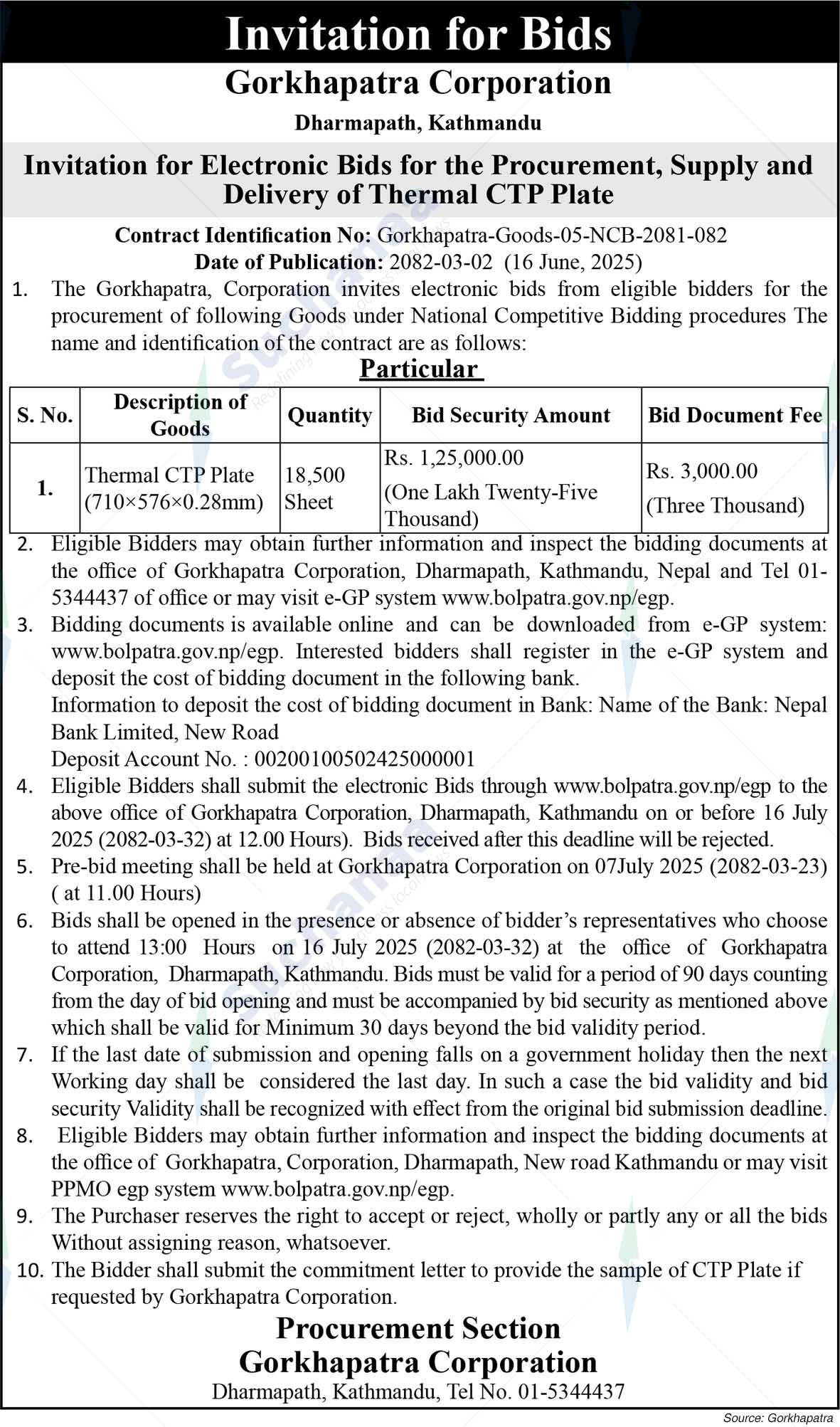 Gorkhapatra Corporation