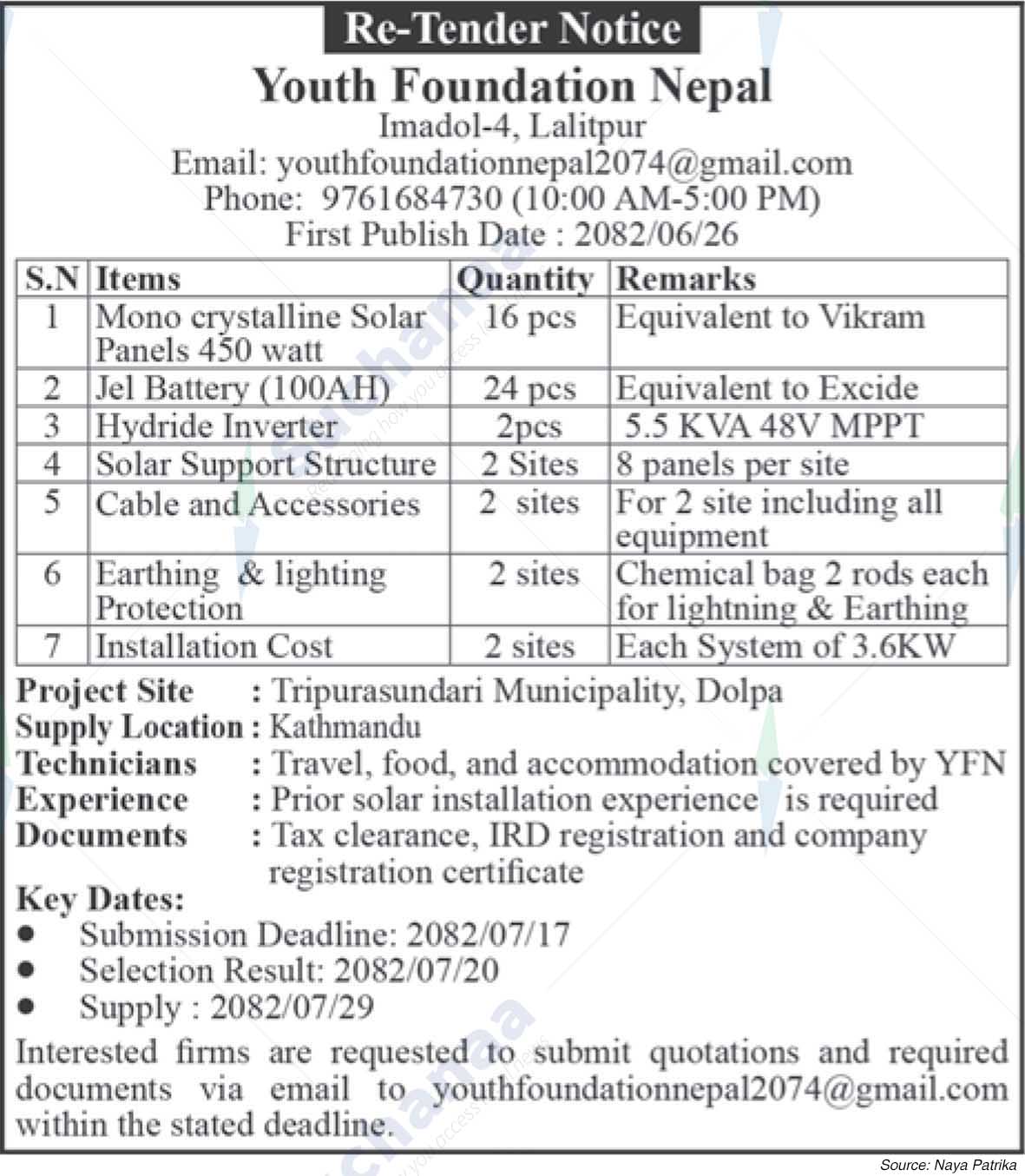 Youth Foundation Nepal