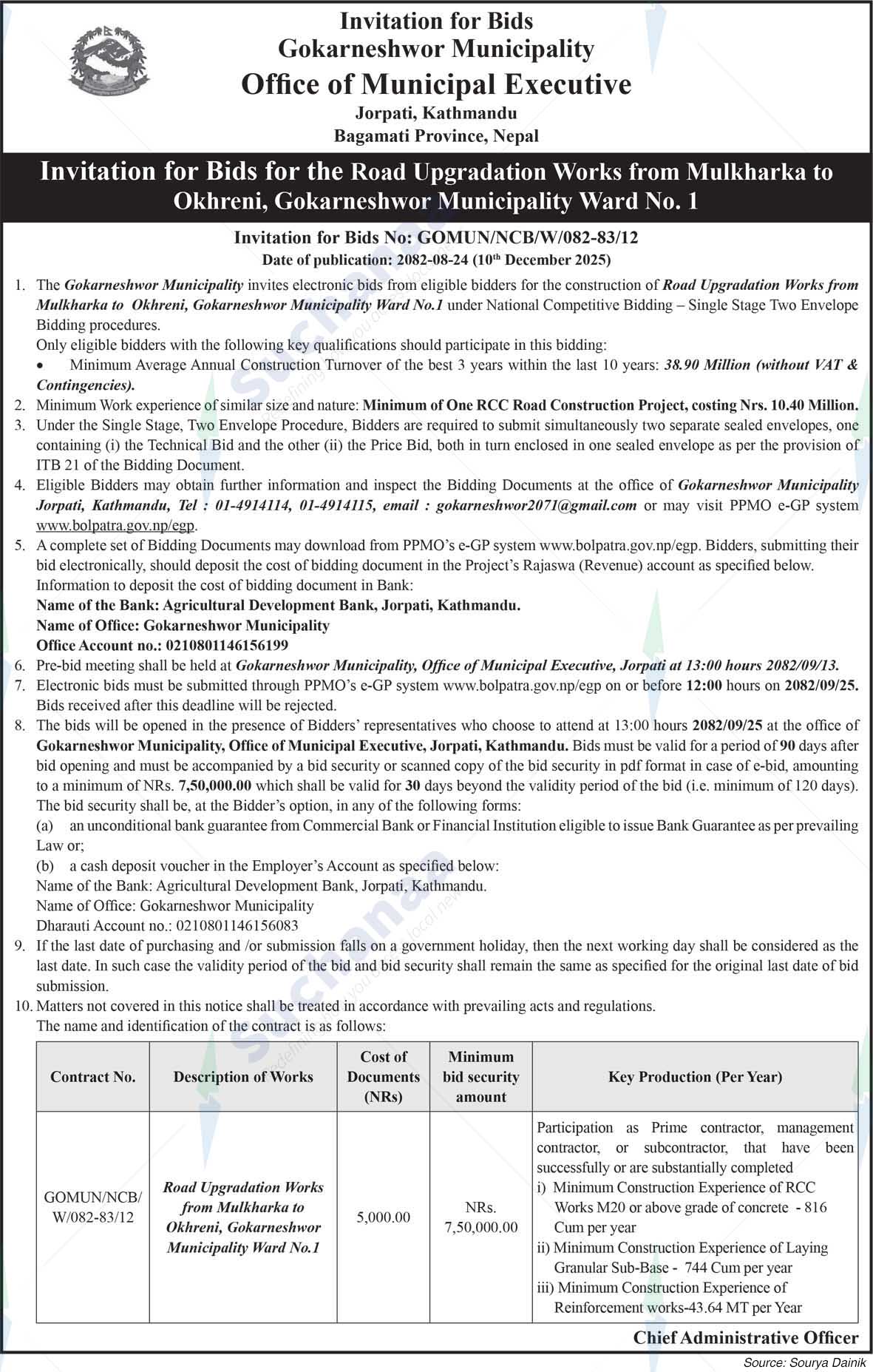 Gokarneshwor Municipality