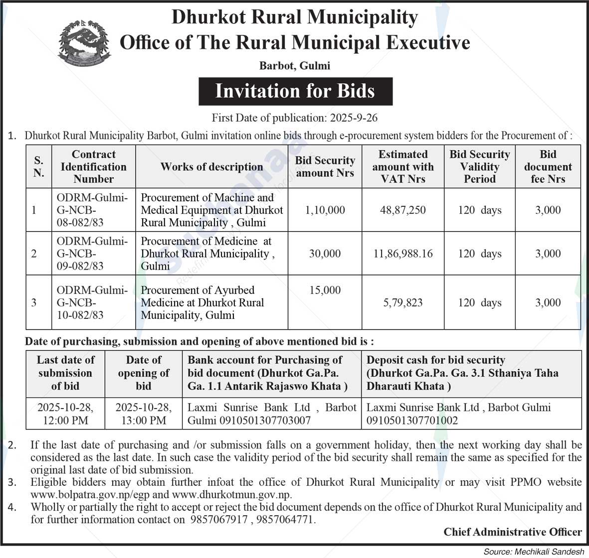 Dhurkot Rural Municipality
