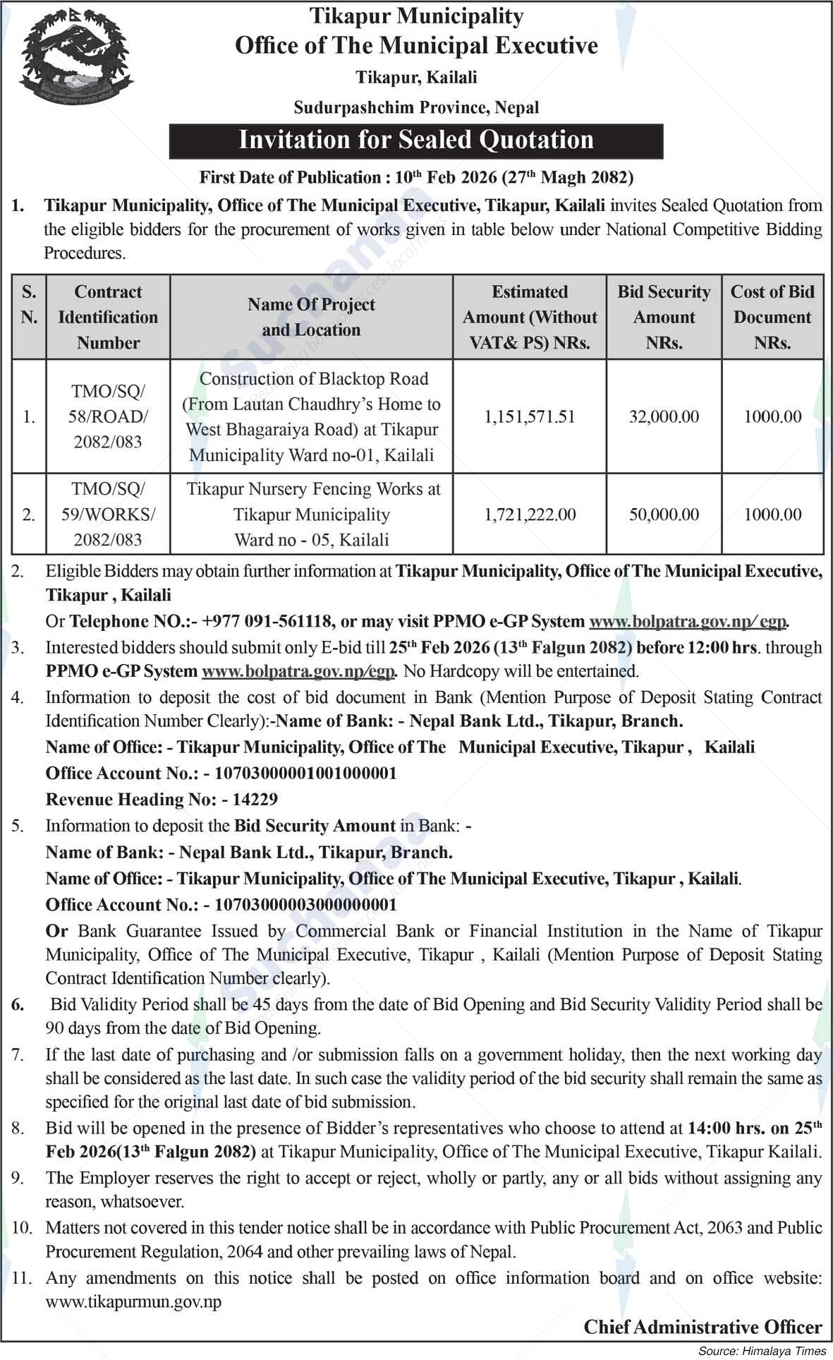 Tikapur Municipality