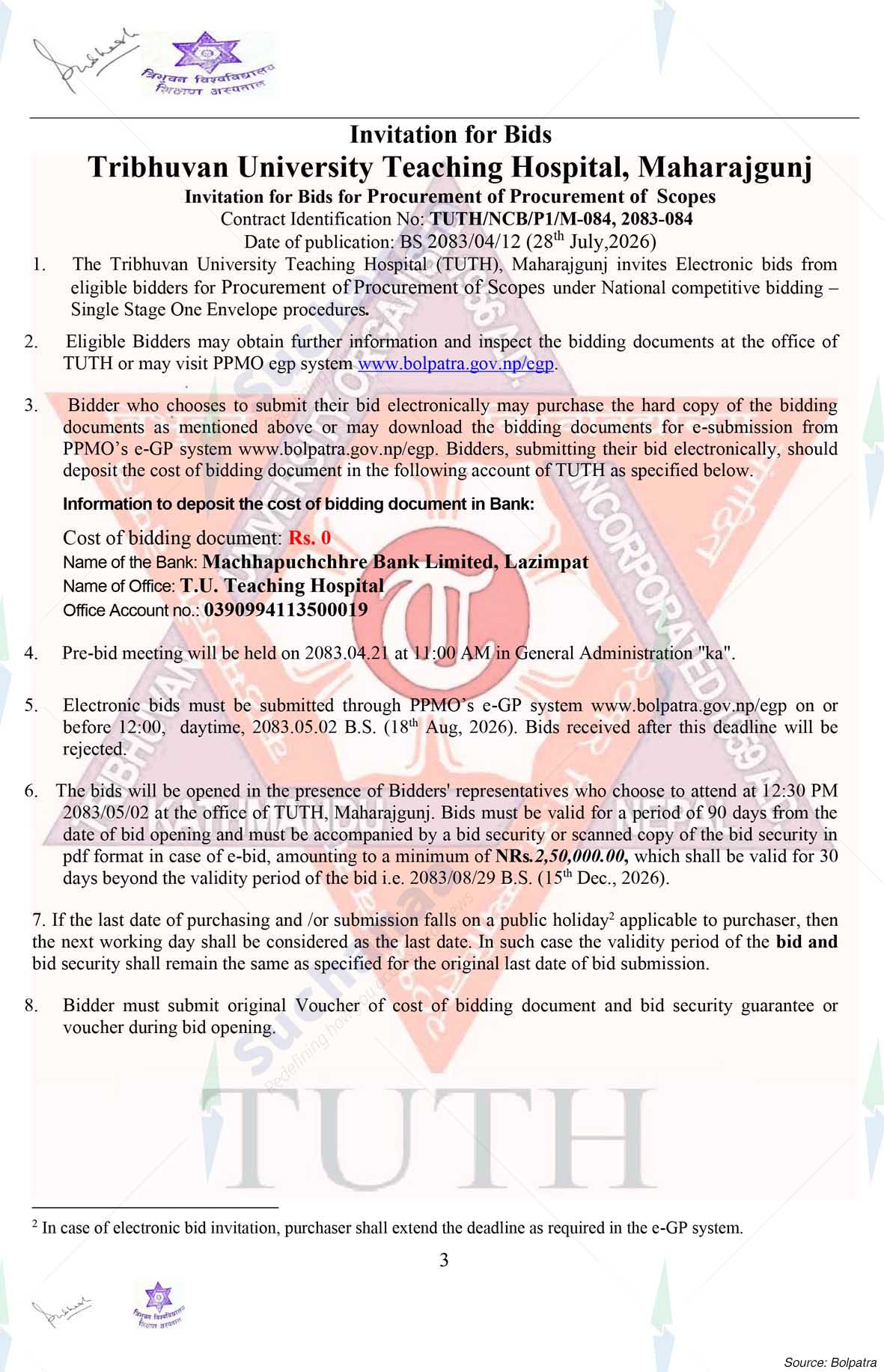 Tribhuvan University Teaching Hospital (TUTH)